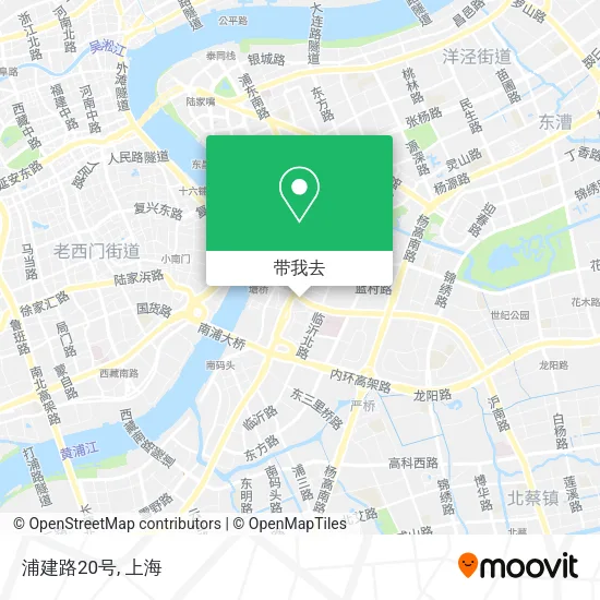 浦建路20号地图