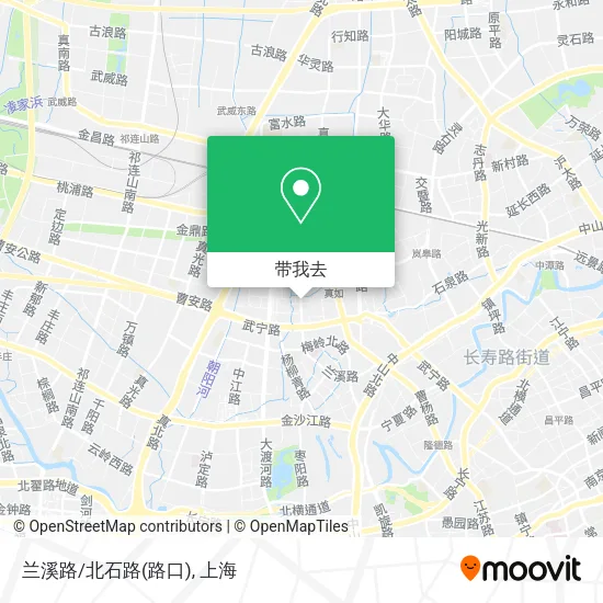 兰溪路/北石路(路口)地图