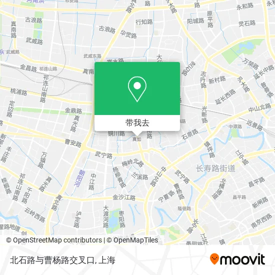 北石路与曹杨路交叉口地图