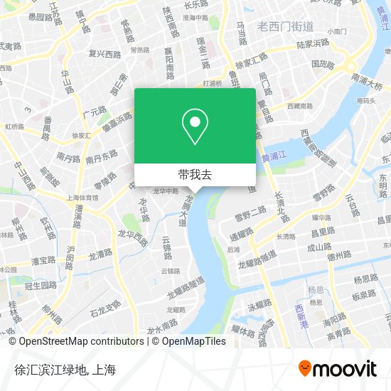 徐汇滨江绿地地图