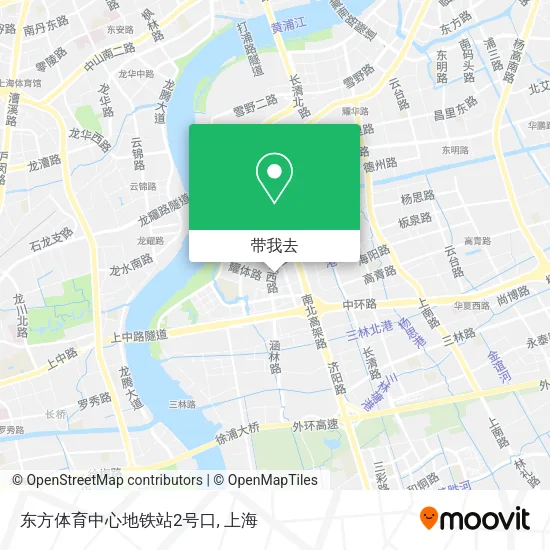 东方体育中心地铁站2号口地图