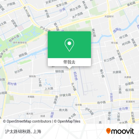 沪太路锦秋路地图