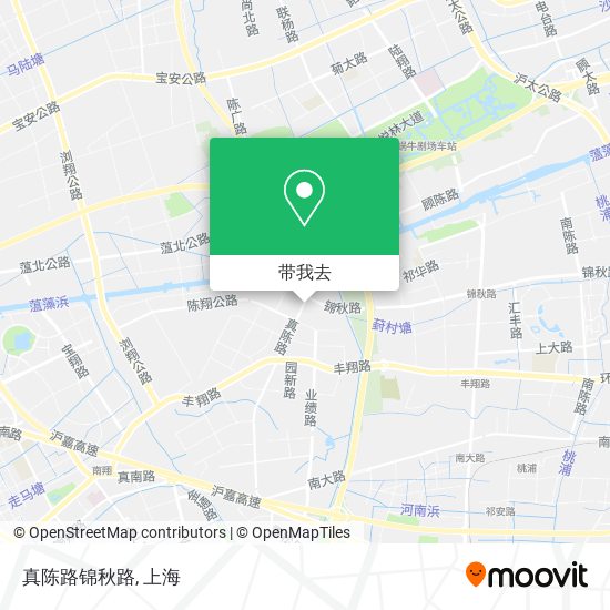 真陈路锦秋路地图