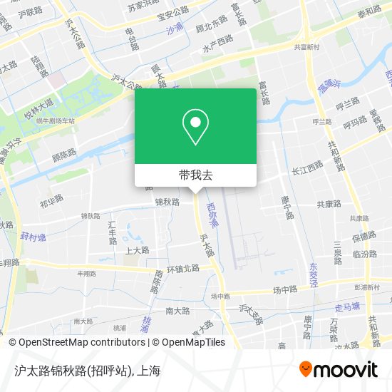 沪太路锦秋路(招呼站)地图
