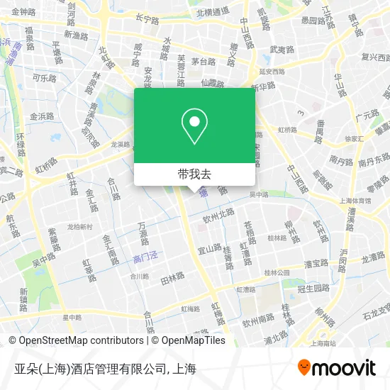 亚朵(上海)酒店管理有限公司地图