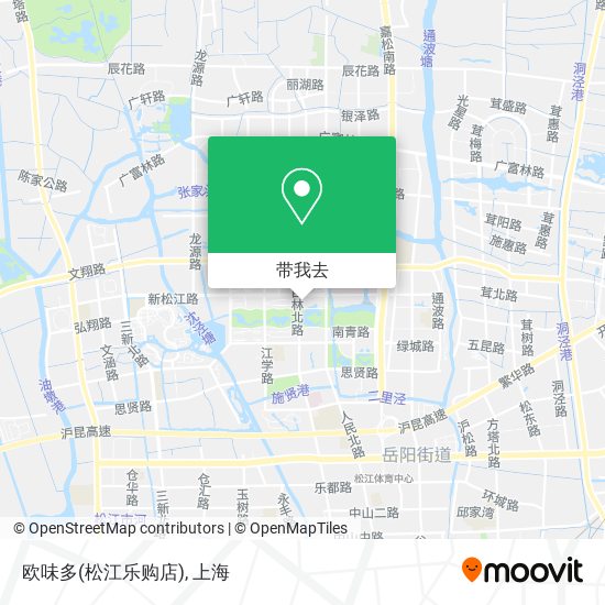 欧味多(松江乐购店)地图