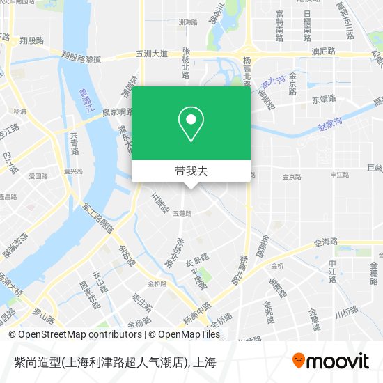 紫尚造型(上海利津路超人气潮店)地图