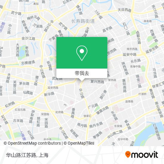 华山路江苏路地图