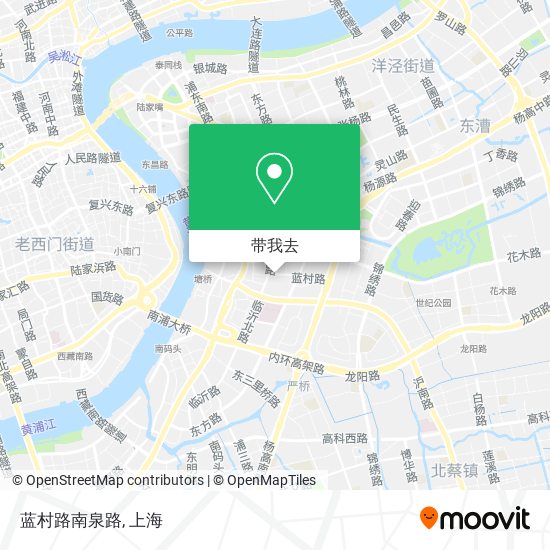 蓝村路南泉路地图