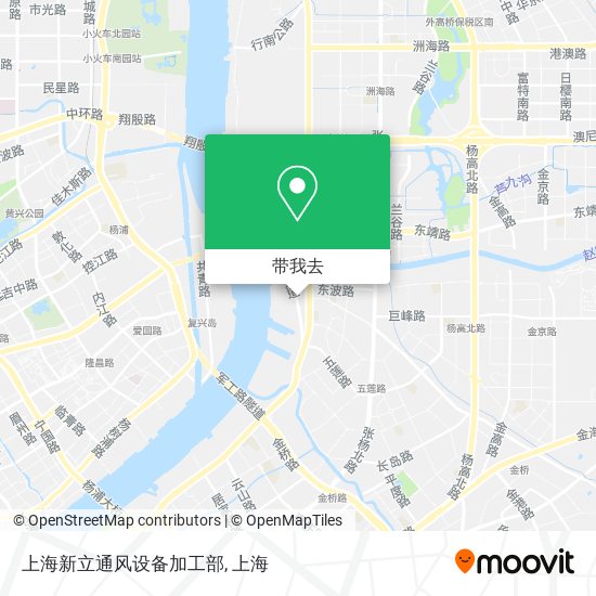 上海新立通风设备加工部地图