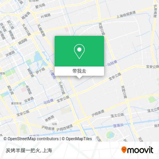 炭烤羊腿一把火地图