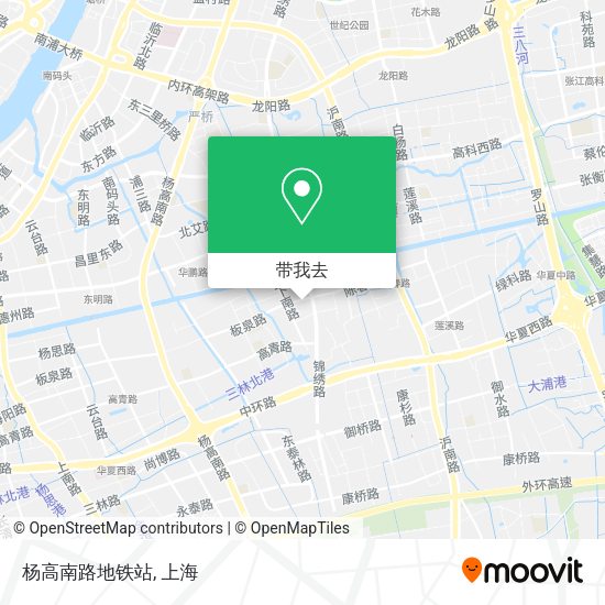 杨高南路地铁站地图