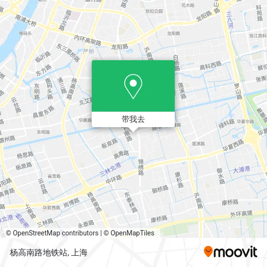 杨高南路地铁站地图