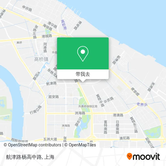 航津路杨高中路地图