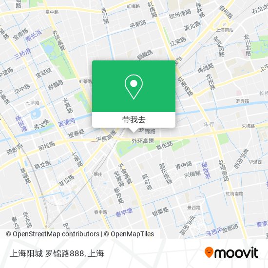 上海阳城 罗锦路888地图
