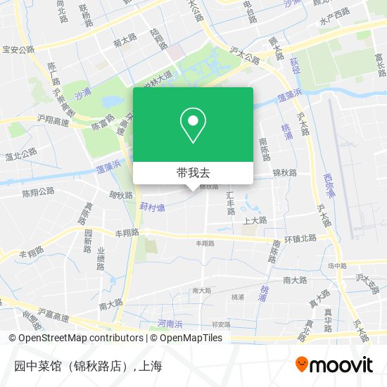 园中菜馆（锦秋路店）地图
