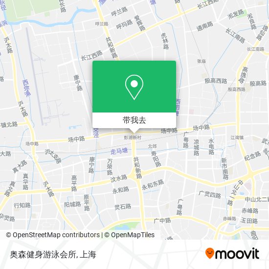 奥森健身游泳会所地图