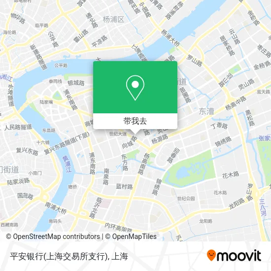 平安银行(上海交易所支行)地图