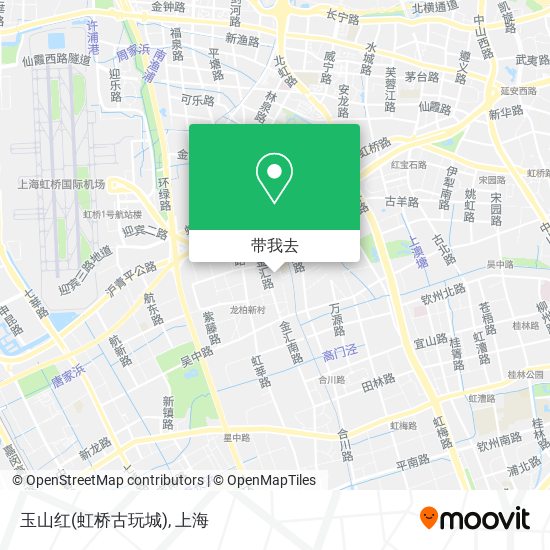 玉山红(虹桥古玩城)地图