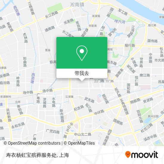 寿衣杨虹宝殡葬服务处地图
