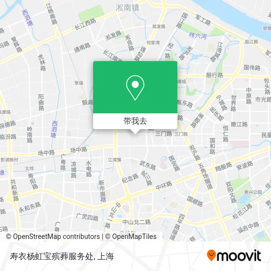 寿衣杨虹宝殡葬服务处地图
