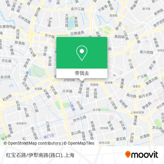 红宝石路/伊犁南路(路口)地图