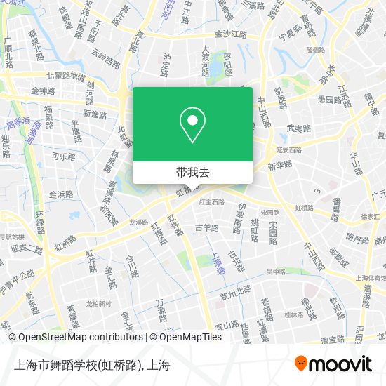 上海市舞蹈学校(虹桥路)地图