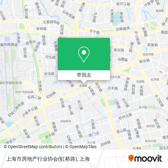 上海市房地产行业协会(虹桥路)地图