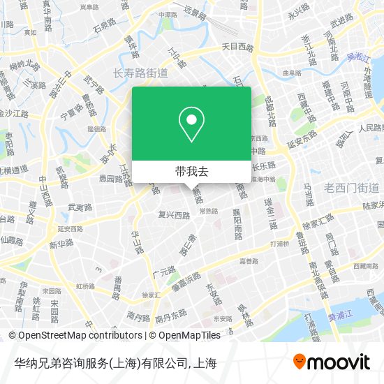 华纳兄弟咨询服务(上海)有限公司地图
