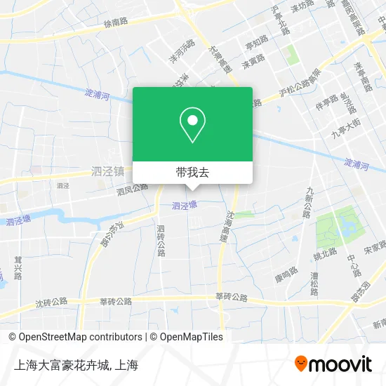 上海大富豪花卉城地图