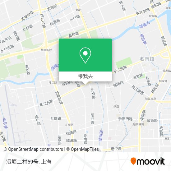 泗塘二村59号地图