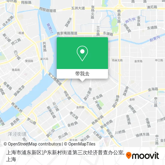 上海市浦东新区沪东新村街道第三次经济普查办公室地图