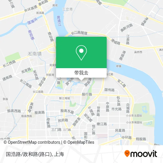 国浩路/政和路(路口)地图
