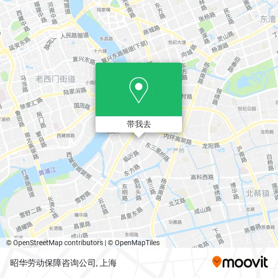 昭华劳动保障咨询公司地图