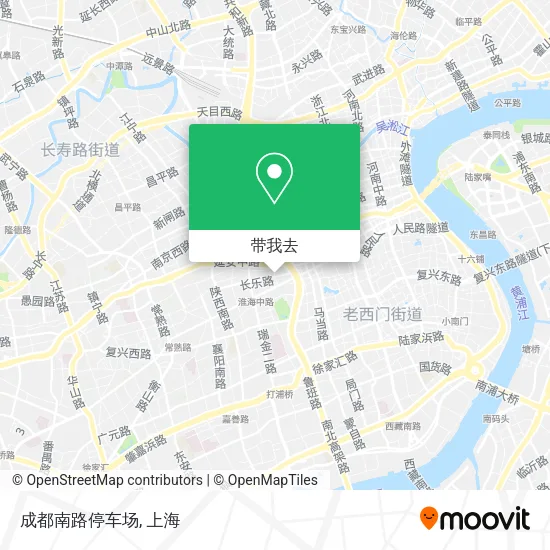 成都南路停车场地图