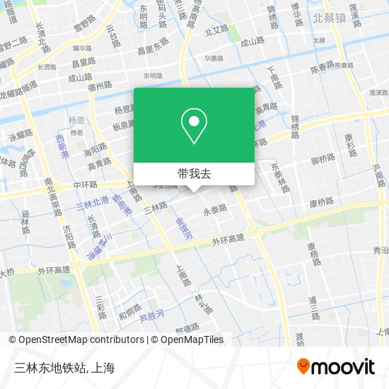 三林东地铁站地图