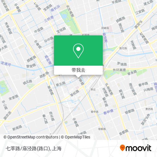七莘路/庙泾路(路口)地图