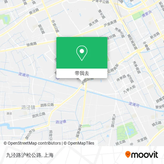 九泾路沪松公路地图