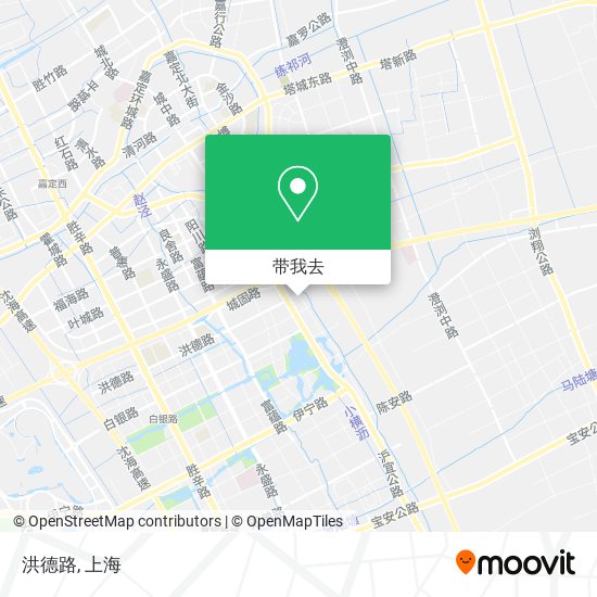 洪德路地图