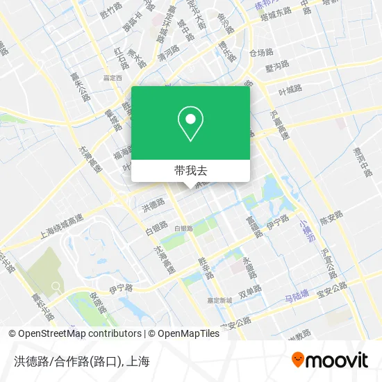 洪德路/合作路(路口)地图