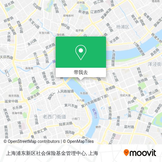上海浦东新区社会保险基金管理中心地图