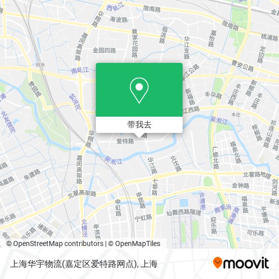 上海华宇物流(嘉定区爱特路网点)地图