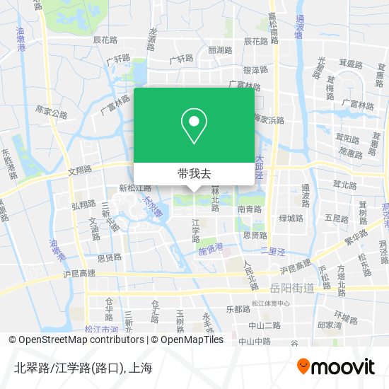 北翠路/江学路(路口)地图