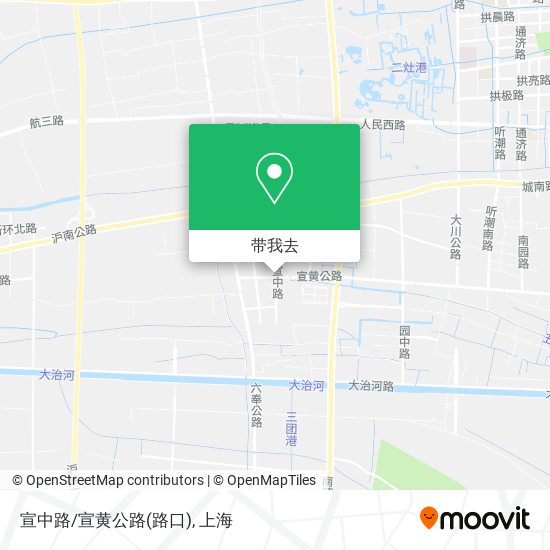 宣中路/宣黄公路(路口)地图