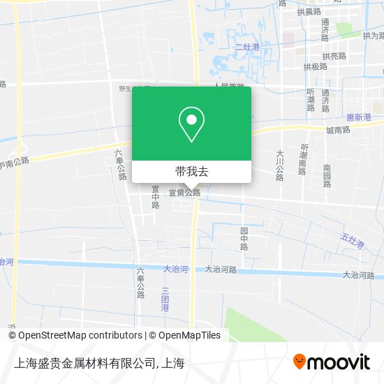 上海盛贵金属材料有限公司地图