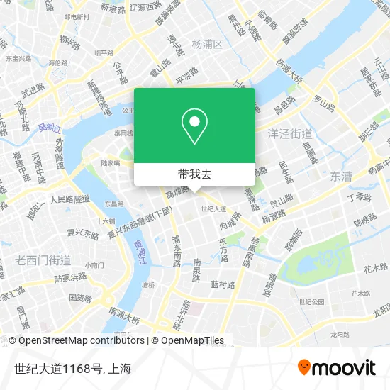 世纪大道1168号地图