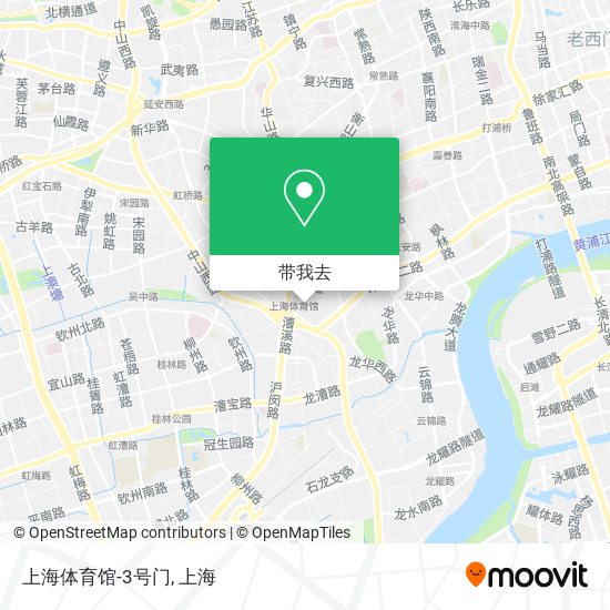 上海体育馆-3号门地图