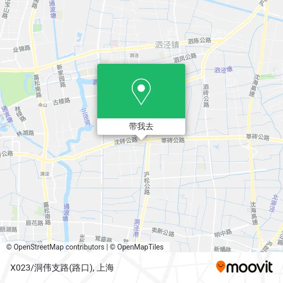 X023/洞伟支路(路口)地图
