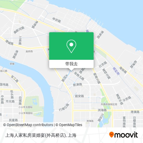 上海人家私房菜婚宴(外高桥店)地图