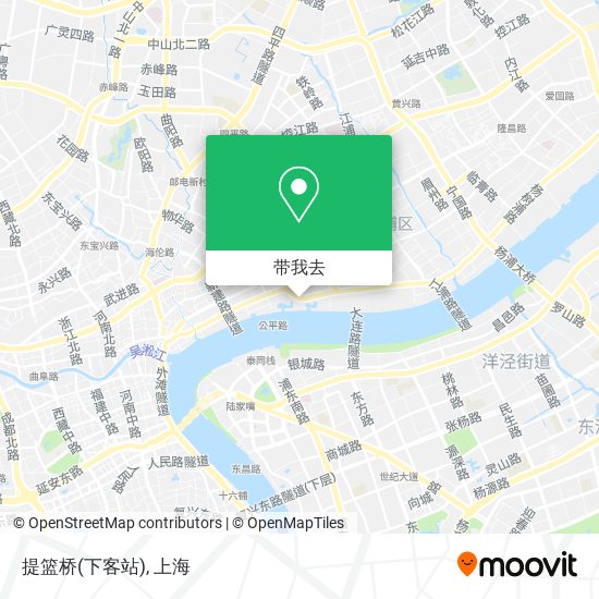 提篮桥(下客站)地图